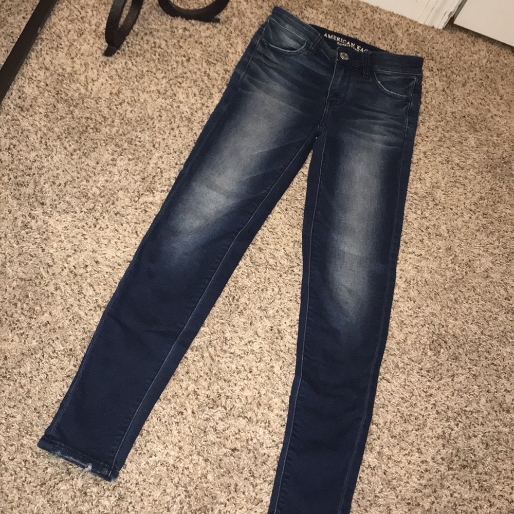 Brand new AE hi-rise jeggings